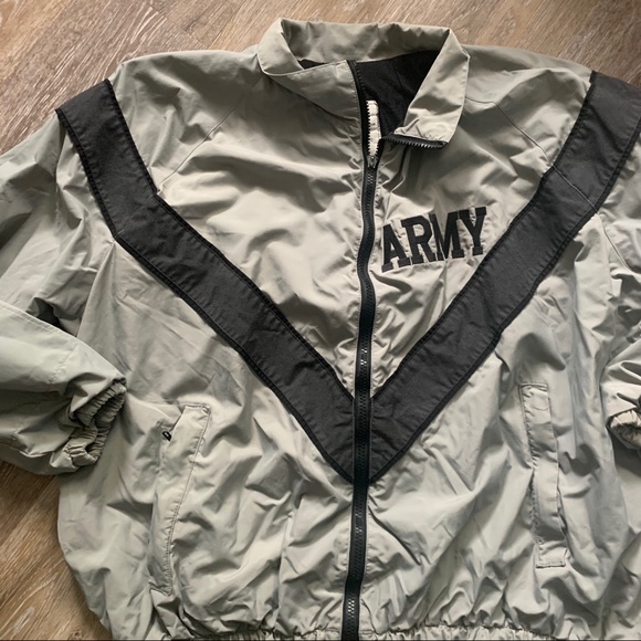 Army Windbreaker Sz Medium Regular - Picture 2 of 7